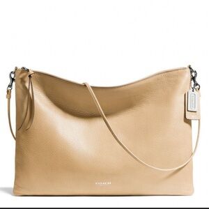Coach Tan Leather Shoulder Bag